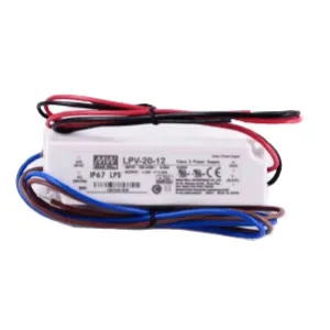 12v 1.67a 20w Waterproof Power Supply Ip67 LPV-20-12 Mean Well