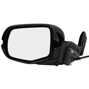 2017-2020 Honda Ridgeline Sport Power Door Mirror Assembly Paint To Match Black Manual Folding Without Heat-Signal-Memory-Auto Dimming LH