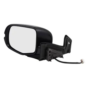 2019-2022 Honda Pilot EX-L/Special Edition/TrailSport Power Mirror Assembly Paint To Match Black Manual Folding With Heat-Signal-Memory Without Auto Dimming LH 2019-2023 Honda Passport EX-L