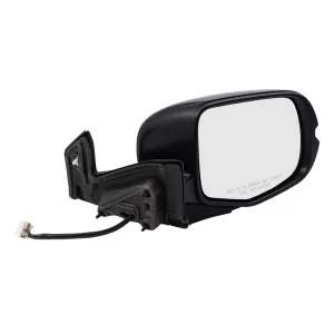 2019-2022 Honda Pilot EX-L/Special Edition/TrailSport Power Mirror Assembly Paint To Match Black Manual Folding With Heat-Signal-Memory Without Auto Dimming-Side View Camera RH 2019-2023 Honda Passport EX-L