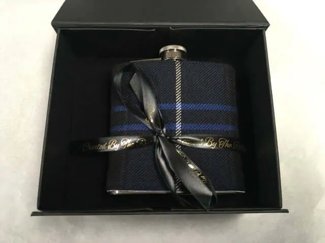 6oz Tartan Hip Flask - Made in tartan of your choice