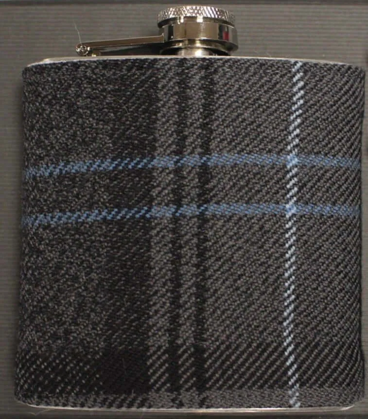 6oz Tartan Hip Flask - Made in tartan of your choice