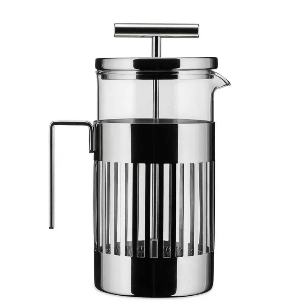 Alessi 9094 press filter coffee maker or infuser in steel