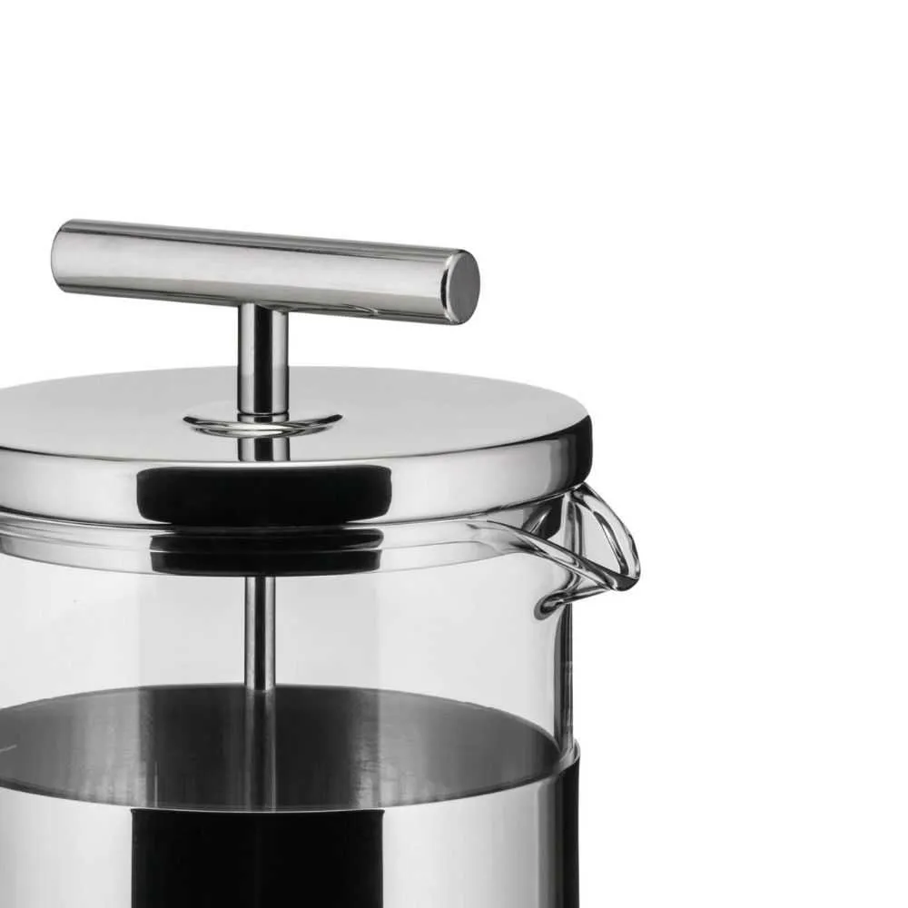 Alessi 9094 press filter coffee maker or infuser in steel