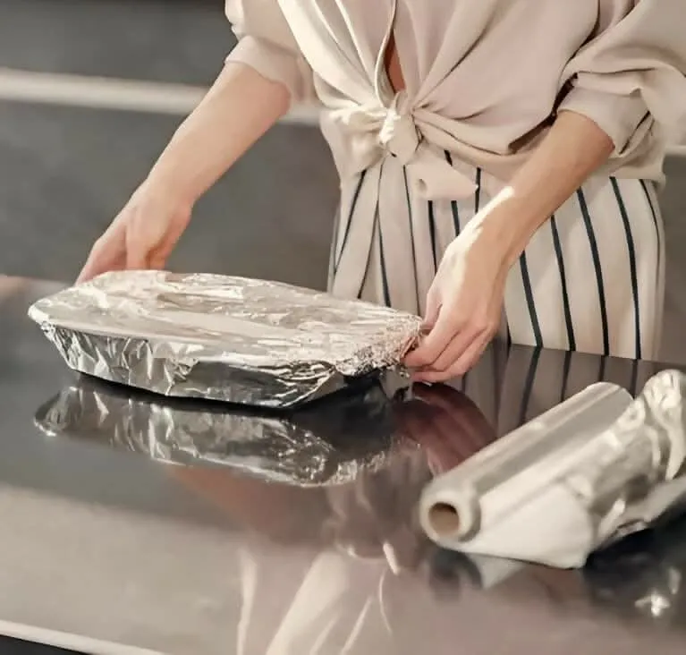 Aluminum Silver Foil Roll Paper for Kitchen Perfect for Cooking, Baking and Packing Food (NO:75)