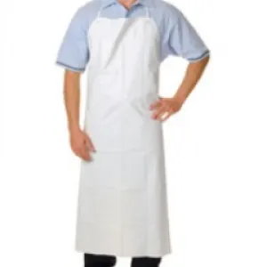 Apron, Heavy-Duty, White PVC