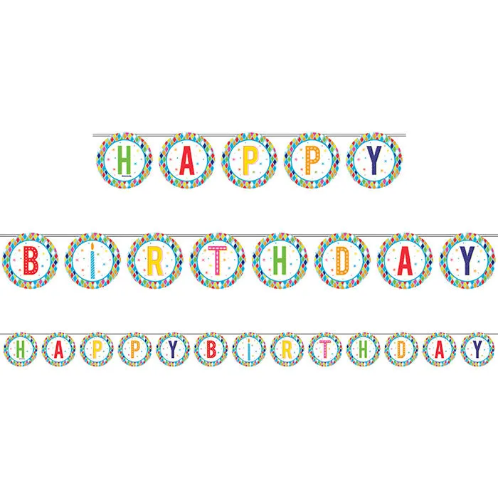 Bright Birthday Banner