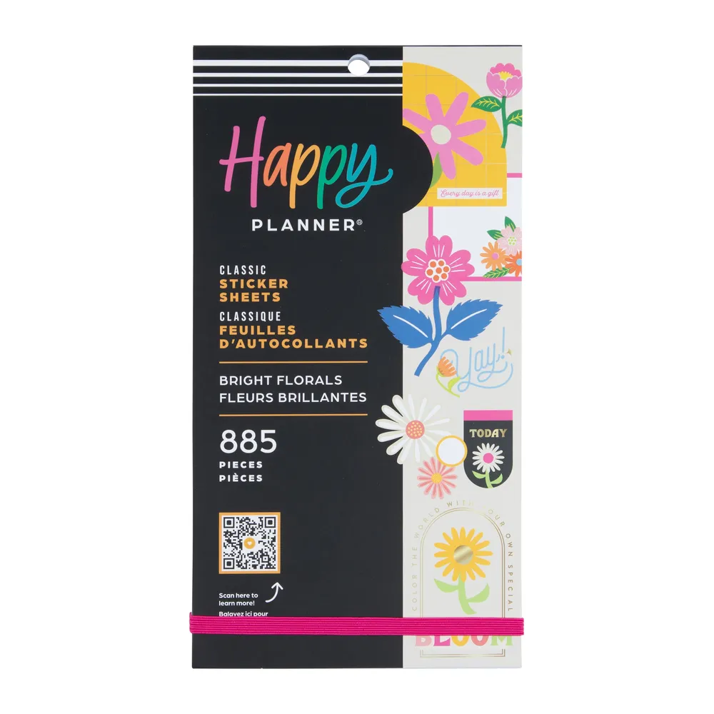 Bright Florals - Value Pack Stickers