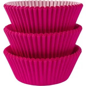 Bright Pink Mini Cupcake Cases 100pk