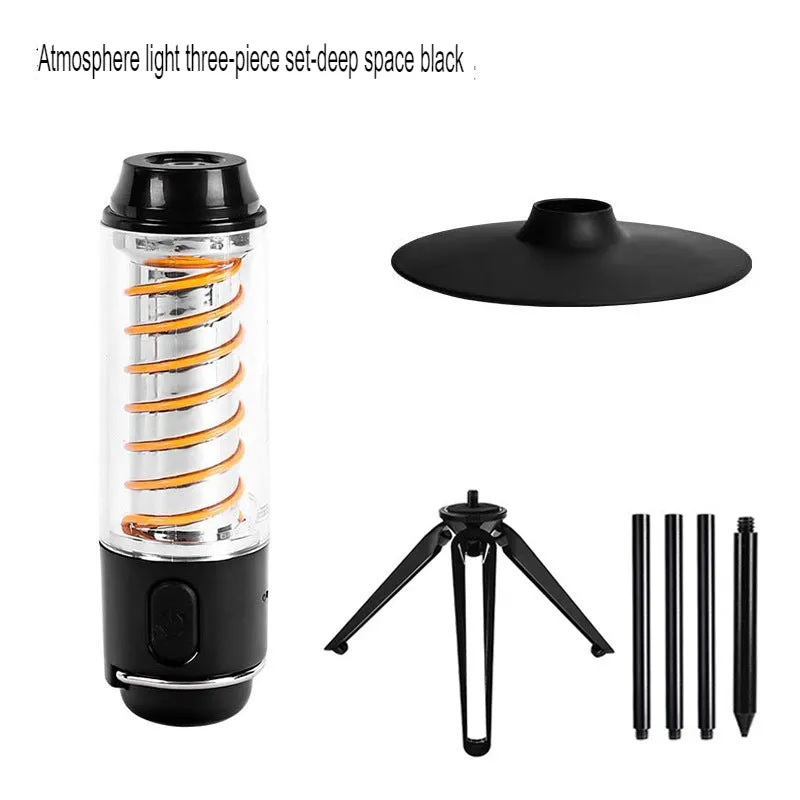 Camping light waterproof emergency flashlight USB charging camp light tent atmosphere light camping lighting outdoor light