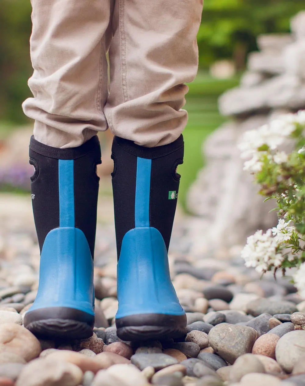 CHILDREN’S NEOPRENE RAIN/SNOW BOOTS, CELESTIAL BLUE