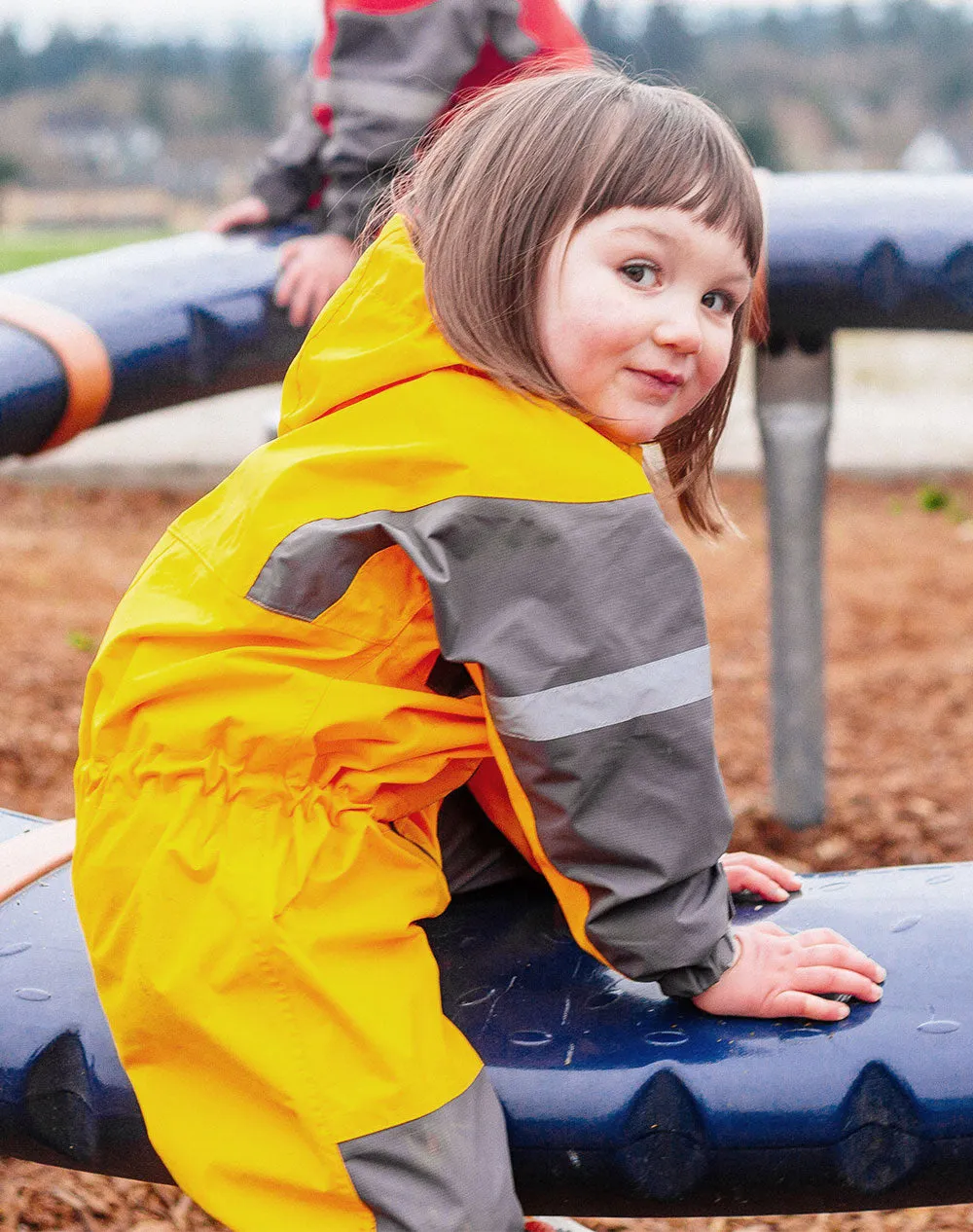 CHILDREN’S TRAIL ONE PIECE RAIN SUIT, YELLOW