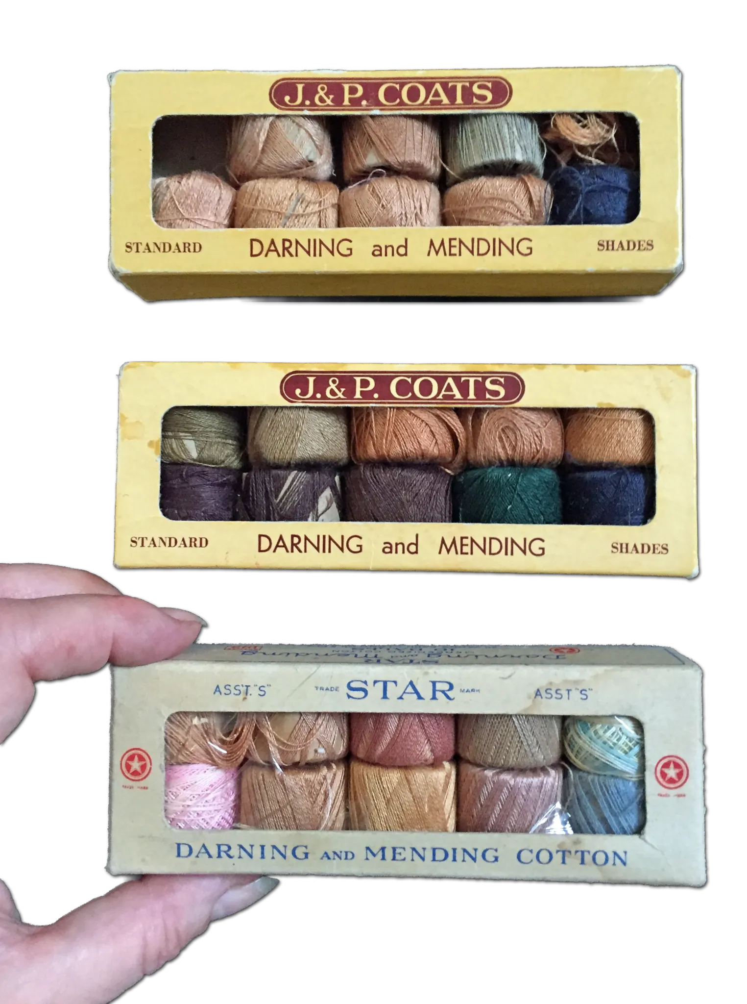 Darning and Mending Cottons