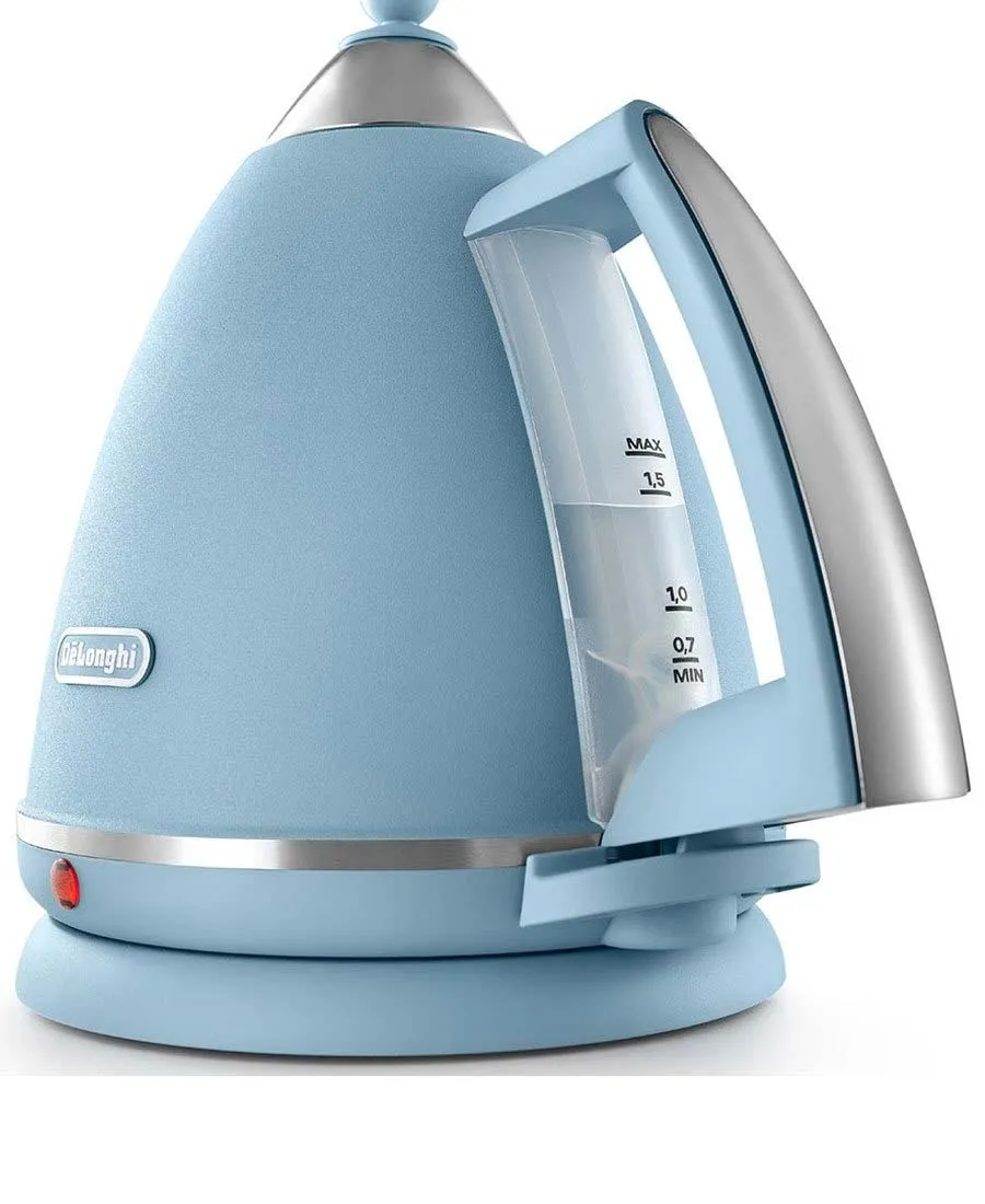 DeLonghi Argento Kettle | Flora Blue