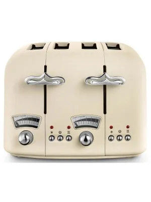 DeLonghi Argento Toaster | Flora Cream