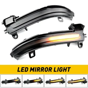 Dynamic Sequential LED Side Mirror Turn Signal Light for BMW 1/2/3/4 Series, X1, E84, i3 Models