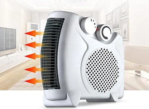 e-Joy 1500W Portable heater Fan Heater space heater Desktop Heater with 2 Heat Settings, Cool Air Function and Adjustable Thermostat