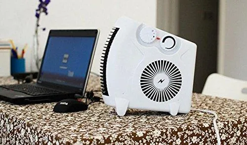 e-Joy 1500W Portable heater Fan Heater space heater Desktop Heater with 2 Heat Settings, Cool Air Function and Adjustable Thermostat