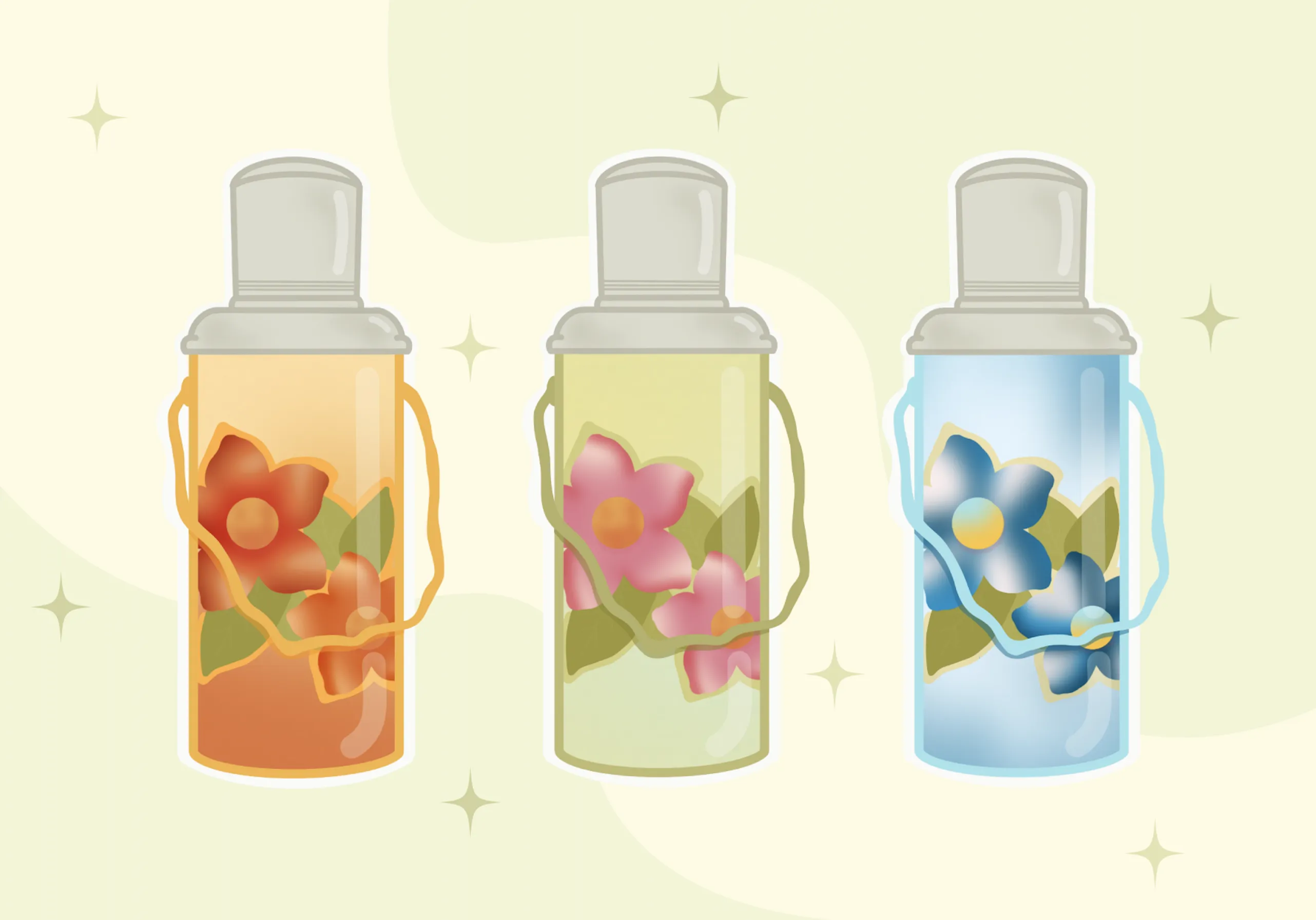 Floral Flasks - Notecards