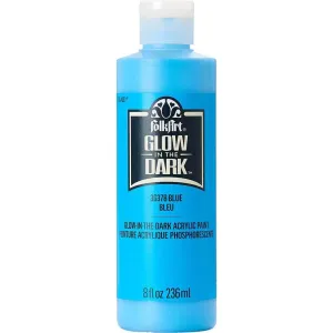 Folkart Glow in The Dark Acrylic Color, 8oz