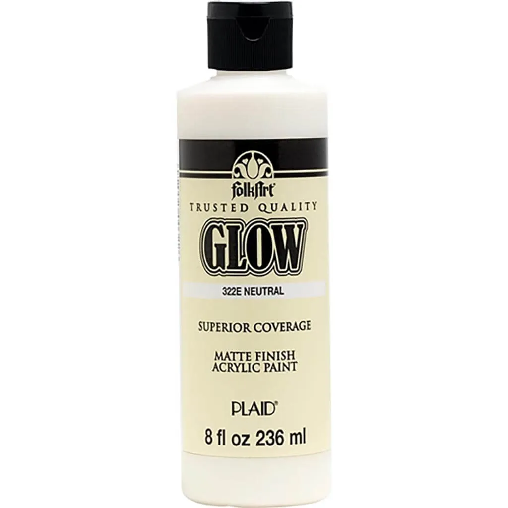 Folkart Glow in The Dark Acrylic Color, 8oz