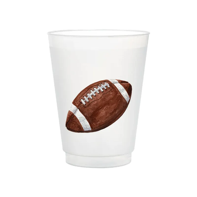 Football Frosted Cup