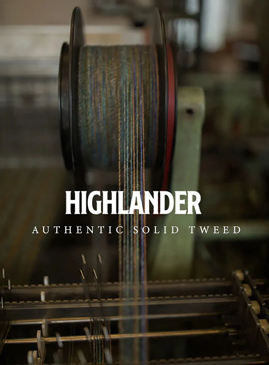 Highlander Light Tobacco Tweed Pea Coat