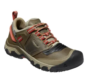 KEEN Ridge Flex WP - Timberwolf/Ketchup