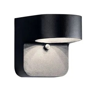 Kichler 11077BKT  5.5" 1 Light Wall Light Textured Black