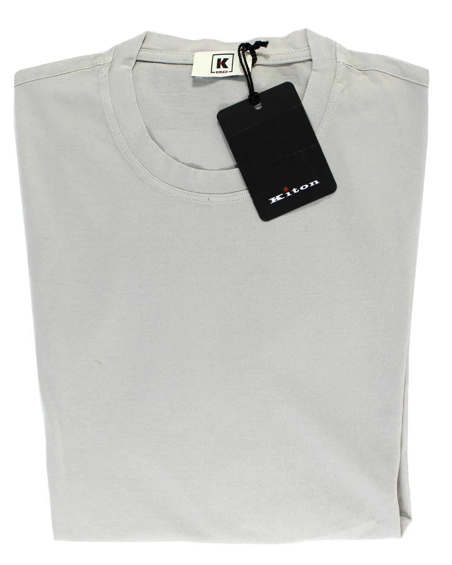 Kired Kiton Longsleeve T-Shirt Gray Crêpe Cotton EU 50/ M SALE