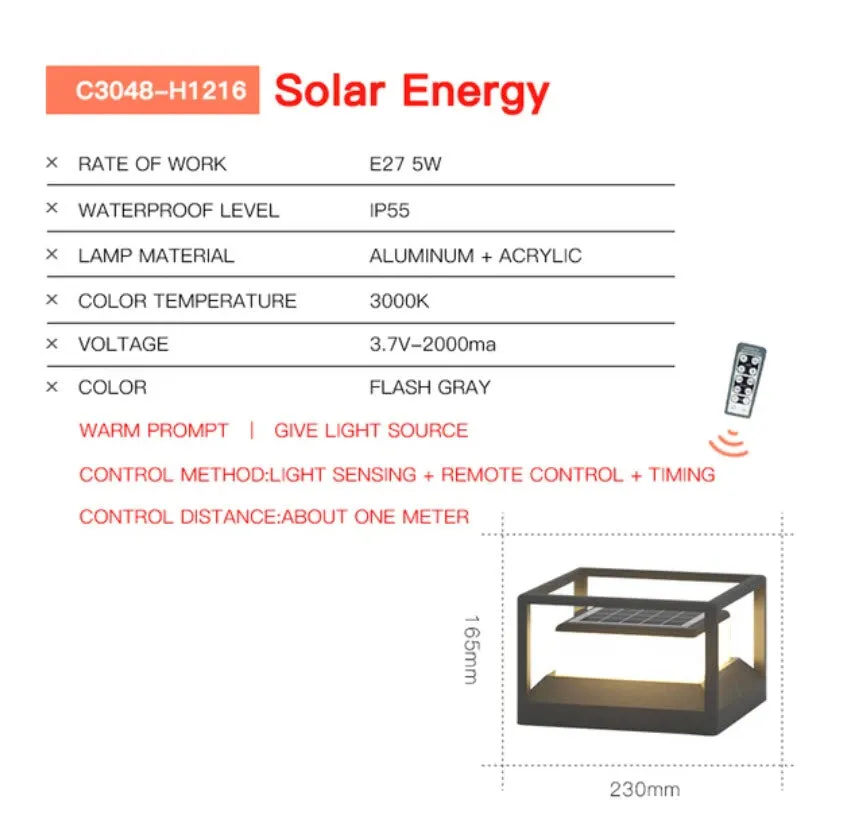 Modern Outdoor Waterproof Solar Garden Light: Lawn Light and Landscape Path Lighting