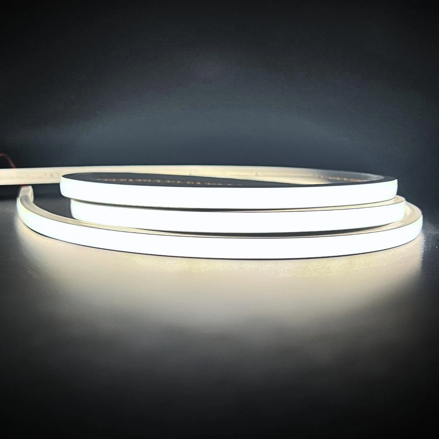 Natural White Neon Flex 4000K 24V Top Bending 10x6mm IP65 Waterproof 280LEDs/m