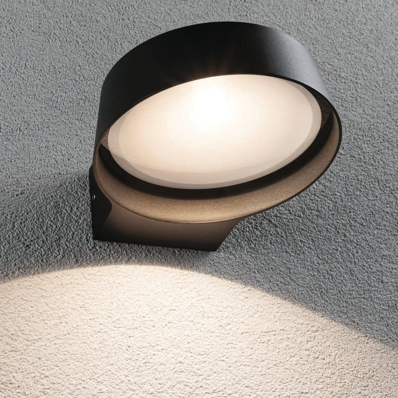 Outdoor Capea Grand 12.5W LED Wall Light in Anthracite