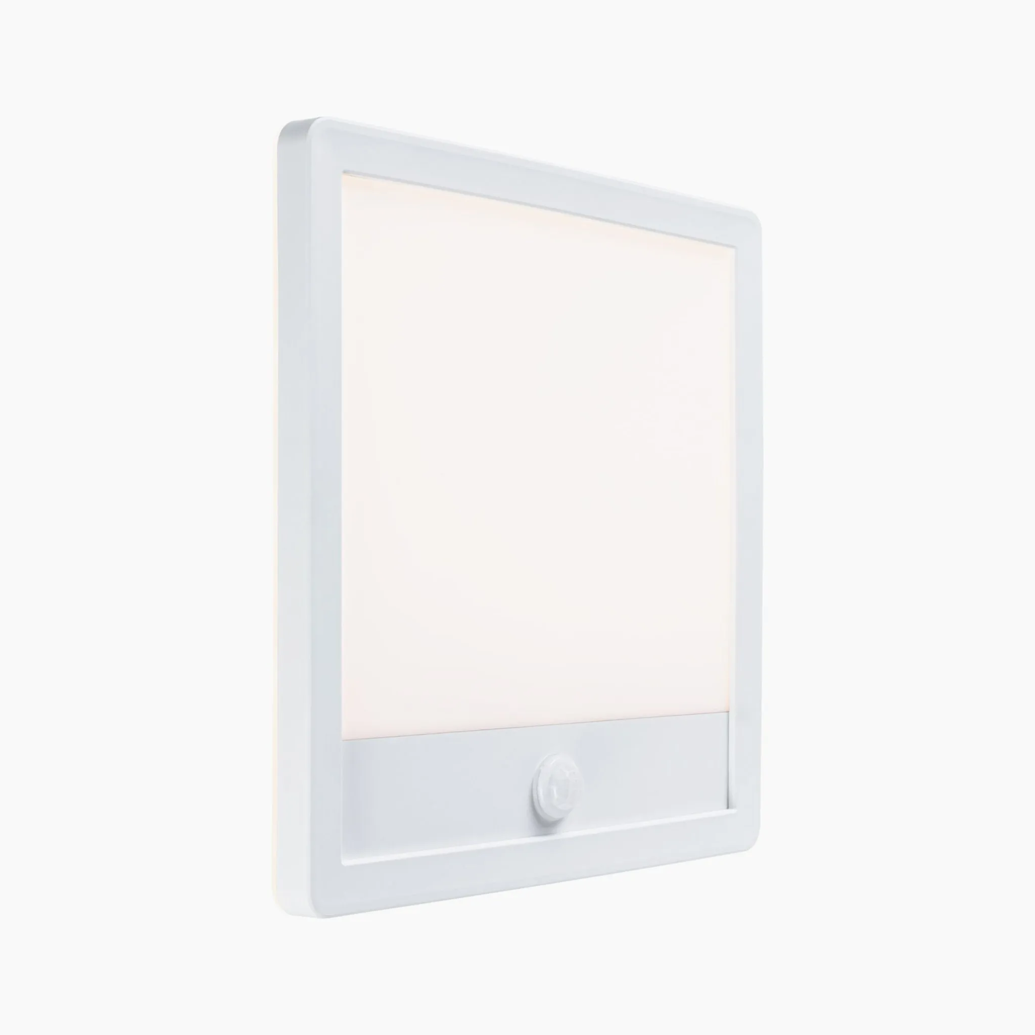 Outdoor Lamina Insect Friendly 16W LED Backlit Square Tunable Wall Light with Motion Detection in White