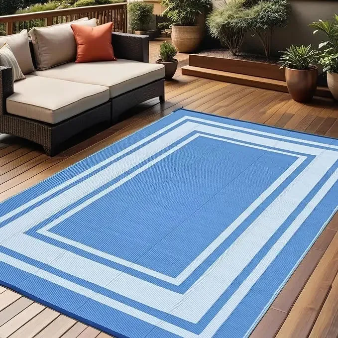 Outdoor Waterproof Rug Plastic Straw Mat, Outdoor Rug