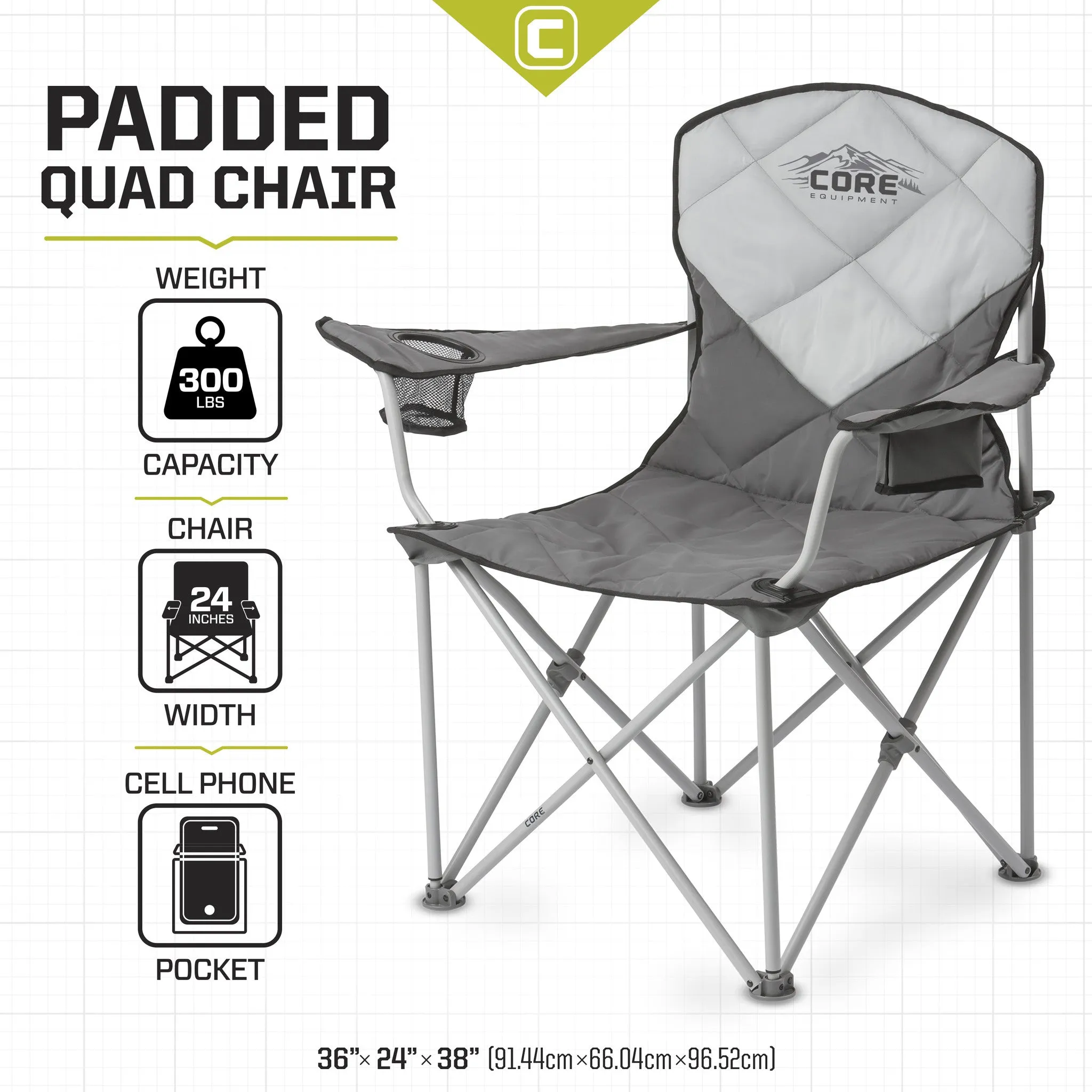 Padded Quad Chair