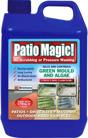 Patio Magic Concentrate For Patios, Paths & Driveways 5L