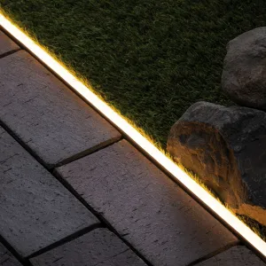 Plug & Shine Outdoor 46W LED 10m Smooth Strip in Warm White