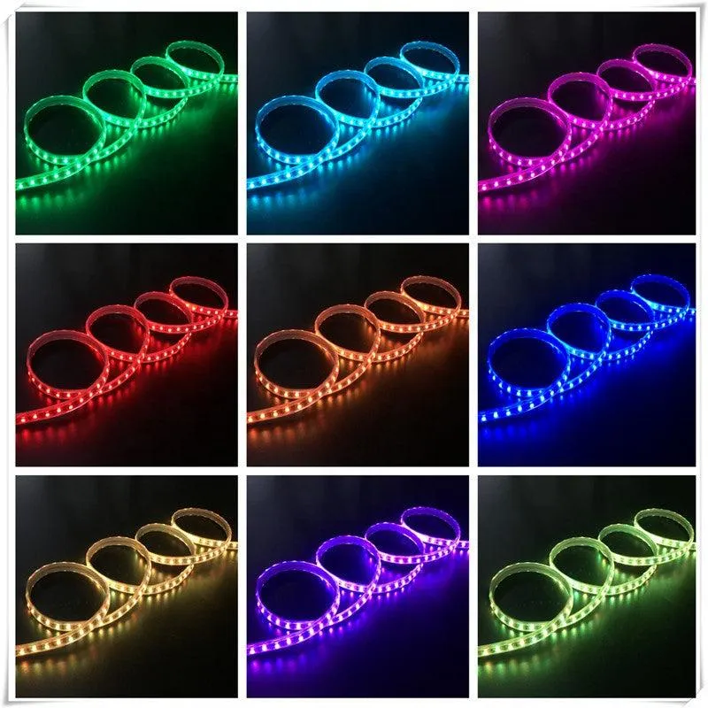 RGB LED Strip Light 220V 240V 120 LEDs/m IP65 Waterproof Full Kit