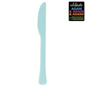 Robin's Egg Blue Extra Heavy Weight Premium Knives 20pk