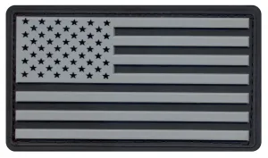 Rothco PVC US Flag Patch With Hook Back