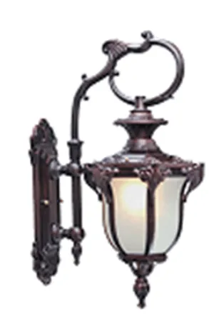 Victorian Vigil Burgundy Outdoor Wall Lamp (WMD4103)