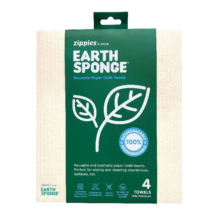 Zippies – Earth Sponge Reusable Paper Cloth Towels